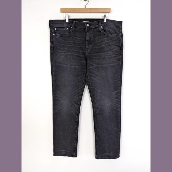 Madewell Size 38x32 Men's Slim Jeans In Claybrook Black